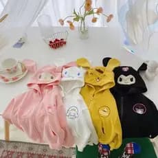 Molai roupas infantis adequadas para meninas novo estilo estilo desenho animado outono estampa grande zíper mangas compr