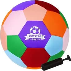 Bola de Futebol Super Leve e Macia Tamanho 3 - Bolas de Futebol Seguras e Silenciosas para Uso Interno, Presente Diverti