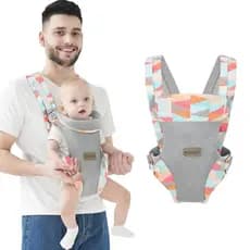 Porta-bebês Ergonômico, Porta-bebês para Recém-nascidos e Crianças Pequenas, Porta-bebês Confortável para Uso Frontal e