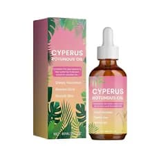 Óleo de Cyperus Rotundus para Remoção de Pelos - Óleo de Cyperus Natural e Puro para Reduzir o Crescimento de Pelos Corp