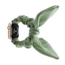 Pulseira relógio com detalhes orelhas tridimensionais, compatível Apple Watch séries 3/4/5/6/7 e Huawei Watch 1