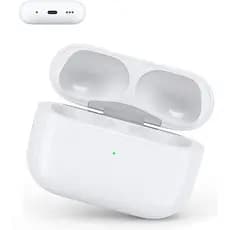 Capa de Carregamento Sem Fio Compatível com Air Pods Pro 1ª e 2ª Geração, Capa de Carregamento USB-C Substituta com Supo