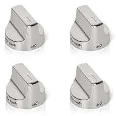 Botão de Controle Prime W11122880 Compatível com Fogões a Gás Whirlpool WFG520S0, WFG745H0, WFG770H0, Substitui W1086248