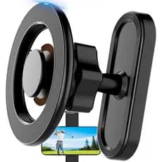 Suporte Magnético N56 para Celular em Carrinho de Golfe, Compatível com MagSafe iPhone 17/16/15/14/13 Pro/Max/Plus e And