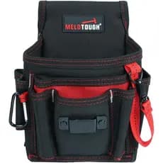 Bolsa de Ferramentas para Eletricista MELOTOUGH, Organizador de Cinto Leve com Suporte para Fita e Espaço para Esquadro
