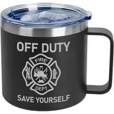 Presentes para Bombeiros Jogskeor para Homens, Caneca Térmica para Bombeiro, Presentes de Aniversário e Natal para Pai,
