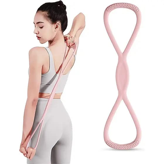Banda de Resistência em Forma de 8, Bandas de Resistência em Forma de 8 para Mulheres e Homens, Banda de Resistência par