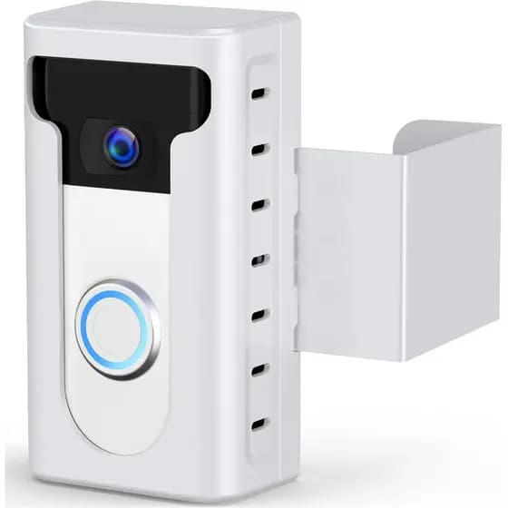 Suporte Antifurto para Campainha com Vídeo Compatível com Campainha com Vídeo Sem Fio Ring / Blink, Não Bloqueia o Senso