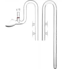 Conjunto de Tubos Lily Pipe de Vidro com Saída, Skimmer de Superfície e Entrada de Água Multinível (13mm para 12/16mm (1