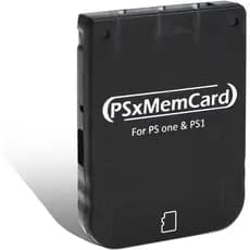 Cartão de Memória PS1 com Cartão Micro SD de 512MB, Cartão de Memória de Alta Velocidade para Consoles PS1 e PS One, Sup