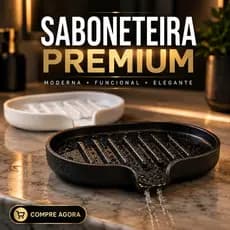 Kit Econômico 2 Saboneteira Drenante Anti Lodo para Banheiro Organização e Higiene Diária