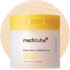 medicubeTonerPadsKojicAcidTurmericClarifyingTonerPadforTroubled&UseAfterSpotCare,hingwithKojicAcid,Turmeric,Niacinamide,