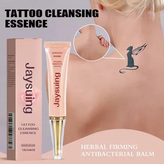 Creme de Limpeza para Tatuagem Jaysuing 13g com Essência Vegetal para Impressão Rápida 0IP9