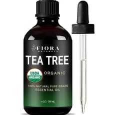 Óleo de Tea Tree - Óleo Essencial 100% Puro e Orgânico, Adequado para Rosto, Cabelo e Couro Cabeludo XM3V