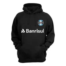 Moletom Canguro Gremio Time Flanelada Qualidade Blusa de Frio Bolso e Capuz entrega imediata 24 horas