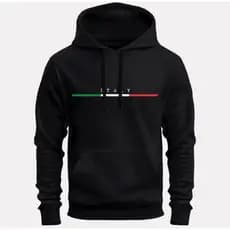 Moletom Masculino Italy Italia país Canguru Capuz Casual179
