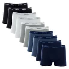 Kit 10 Cuecas Mash Boxer Masculina Algodao Box Cotton Adulto