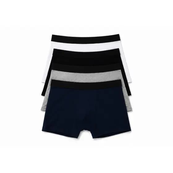 KIT C/4 CUECA BOXER 95% ALGODÃO 5% ELASTANO MASCULINO (PREMIUM)