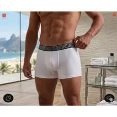 kit 5 Cuecas Boxer Masculino Malha Peruana 100% Algodão Linha Prêmium