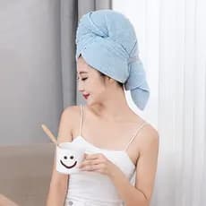 Toalha de secagem de cabelo com grade de abacaxi feminina Extra grande 60 * 100 touca de secagem de cabelo de lã Coral e
