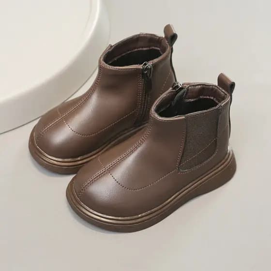 Novo outono inverno estilo Retro meninos meninas bebê Martin botas de sola macia da criança sapatos crianças estilo brit