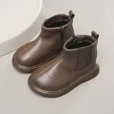 Novo outono inverno estilo Retro meninos meninas bebê Martin botas de sola macia da criança sapatos crianças estilo brit