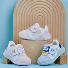 Pé santo sapatos infantis estilo primavera sapatos de malha dupla meninas sapatos funcionais respirável leve meninos sol