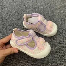 Oferta especial Foot Saint Sapatos infantis Meninos Meninas Lona Bebê Funcional Sola Macia Leve Respirável Sapatos de Cr