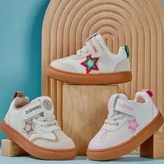 Pé santo sapatos infantis meninos sapatos funcionais primavera meninas da criança sapatos leves de sola macia do bebê da