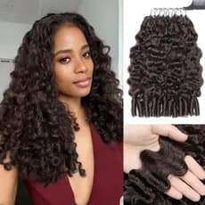 Cabelo Humano Trançado para Mulheres Negras 18 polegadas 2 #