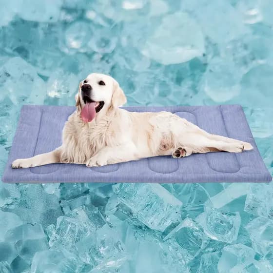 Tapete Refrescante para Cães Grandes - Dupla Face, Impermeável e Fresco, Q-MAX>0.47, Tapete Refrescante Portátil para Cã