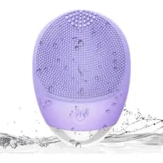 Escova de Limpeza Facial, Escova Facial Elétrica 3 em 1 de Silicone Macio à Prova d'Água, Recarregável por USB, à Prova