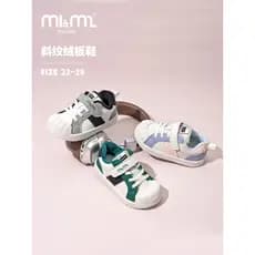 M1m2 sapatos infantis espanholas tênis infantis inverno veludo biscoito sapatos meninos sapatos de algodão Velcro menina