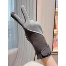 Novas luvas femininas primavera outono inverno quente fino tela de toque à prova de frio veículo elétrico equitação resp