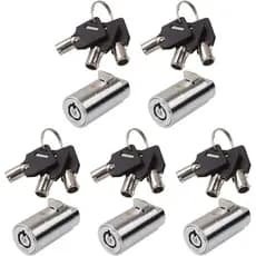 Chave para Máquina de Doces, Fechadura e Chave de Alta Segurança para Máquina de Venda Automática (com chave igual), Kit