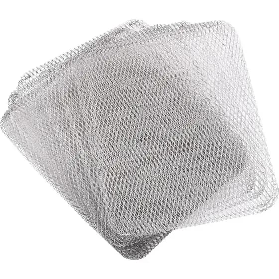 Luxshiny Tapete de Malha para Churrasqueira: 10 Peças de Grelhas Descartáveis de Alumínio para Churrasqueira, Antiaderen