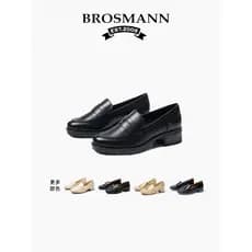 Baoshuman Novo estilo britânico Retro mocassins femininos verão sola grossa aumentada deslizamento em sapatos de couro p