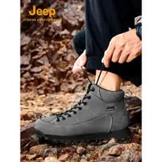 Jeep jeep sapatos impermeáveis masculinos antiderrapante resistente ao desgaste caminhadas sapatos outono inverno sapato
