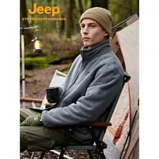 Jeep jeep jaqueta de lã ao ar livre masculina quente loja principal outono inverno oficial jaqueta de lã masculina