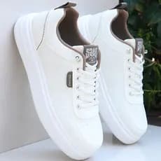 Marca sapatos masculinos tênis primavera outono tênis masculino 2026 novo estilo na moda All-Match sapatos brancos sapat
