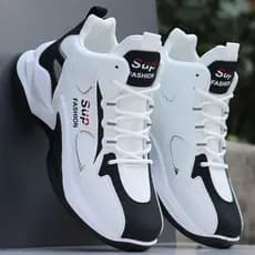 Sapatos masculinos de alta qualidade primavera outono couro à prova dwaterproof água sapatos esportivos masculinos 2026