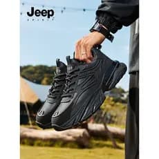 Jeepspirit sapatos masculinos preto Samurai tênis masculino 2026 verão respirável sapatos casuais sapatos masculinos pap