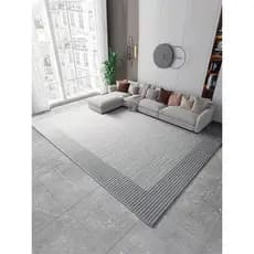 Luz de luxo tapete sala estar sofá mesa café tapete doméstico novo estilo quarto tapete grande área capa completa sem la