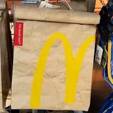 2026 Mcdonald's School Bag Paper Backpack Mochila Feminina De Grande Capacidade Estudantes Do Colégio De