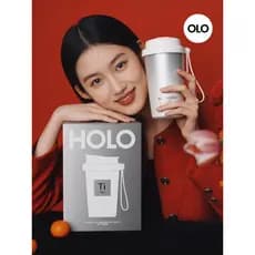 High-end presente puro titânio xícara de café meninas high-end portátil copo de água presente de ano novo copo térmico p