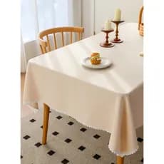 Toalha de mesa de algodão grosso, cor sólida, estilo japonês, literária, cor lisa, tecido, mesa de centro, toalha de mes