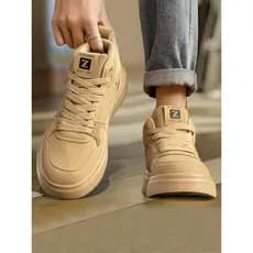 Primavera verão sapatos masculinos primavera 2026 novo estilo masculino Casual Mid-Top tênis sapatos ruibarbo botas Mart