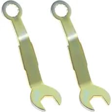 2 Peças de Chave de Ajuste para Porta de Correr 3/8in, Chave de Ajuste de Pivô com 3in de Comprimento, Ferramenta de Aju