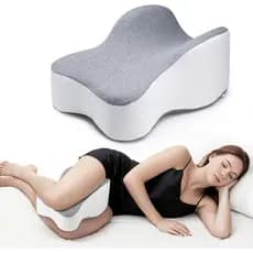 Long 14” Knee Pillow for Side Sleeper Fully Support Thighs and Knees for Required Knee Separation- Leg Pillow for Side S