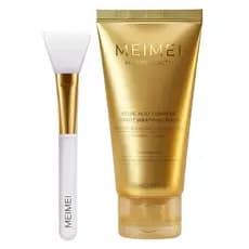 Máscara Facial Coreana de Cúrcuma com Vitamina C da Meimei |   Máscara Facial Hidratante Removível Para Iluminar, Unifor